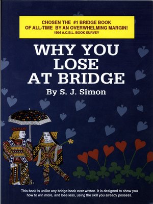 cover image of Why You Lose at Bridge
